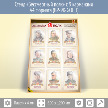 ����� ������������ ���� � 9 ��������� �4 ������� (BP-9K-GOLD)