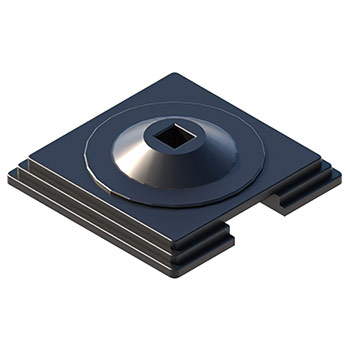 Подставка резиновая под веху сигнальную (345x345x80 мм)